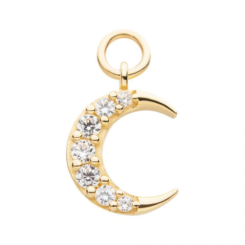 Crescent moon charm